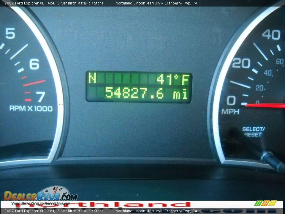 2007 Ford Explorer XLT 4x4 Silver Birch Metallic / Stone Photo #20