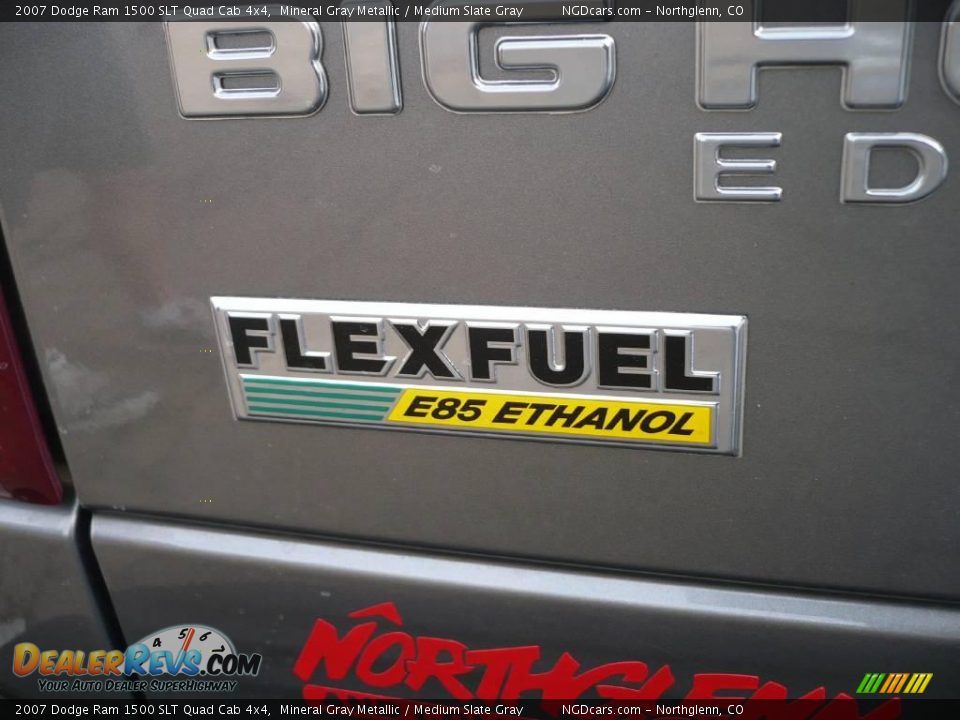 2007 Dodge Ram 1500 SLT Quad Cab 4x4 Mineral Gray Metallic / Medium Slate Gray Photo #12