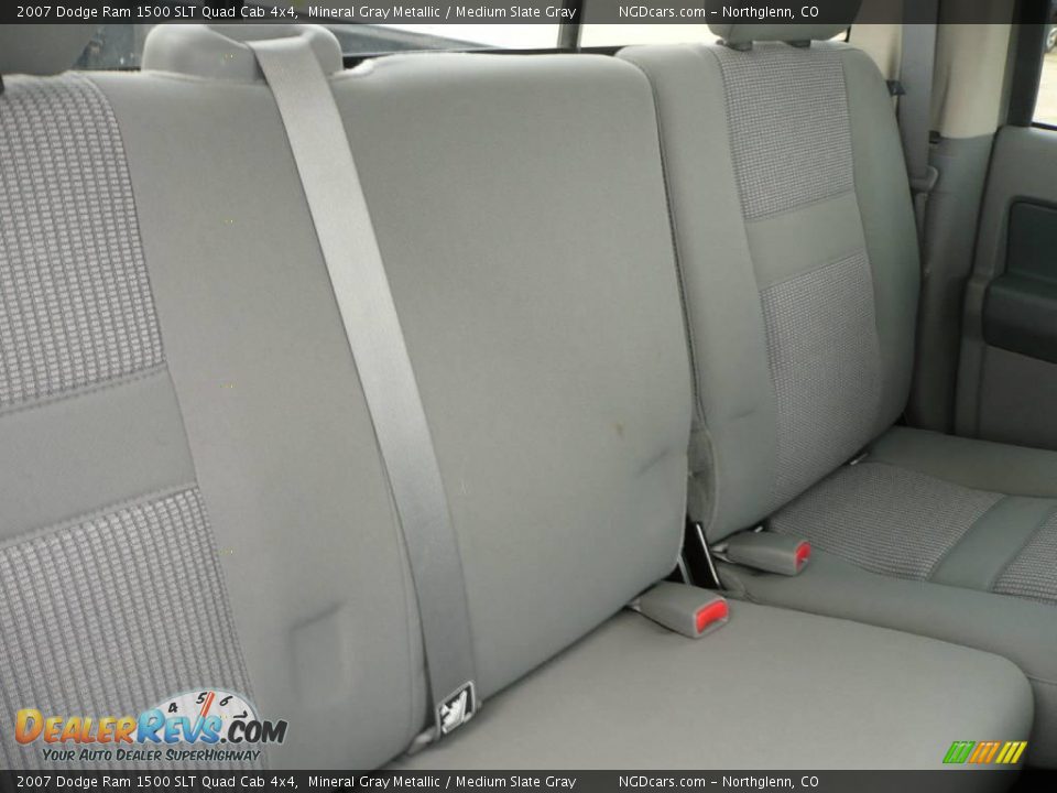 2007 Dodge Ram 1500 SLT Quad Cab 4x4 Mineral Gray Metallic / Medium Slate Gray Photo #14