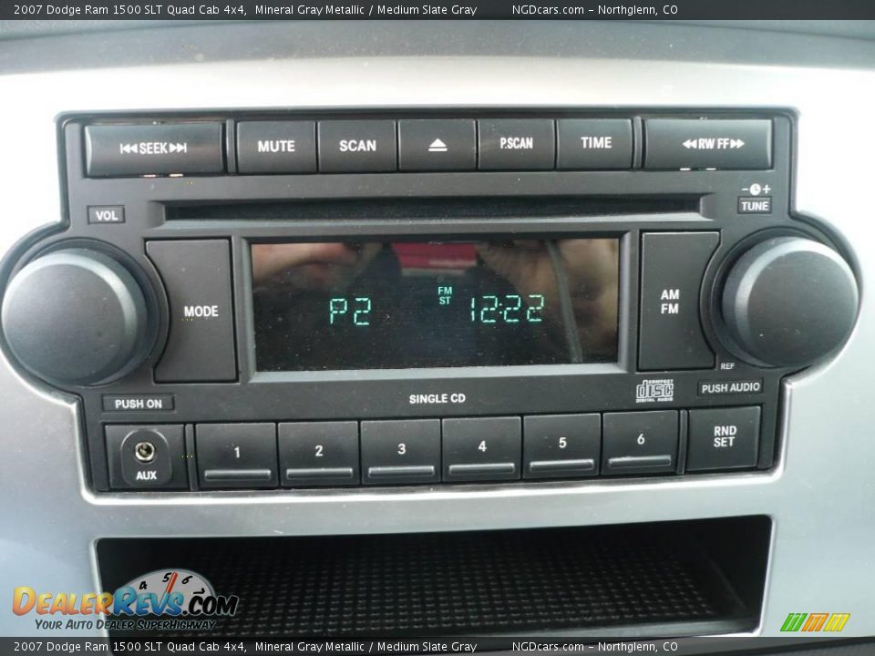 2007 Dodge Ram 1500 SLT Quad Cab 4x4 Mineral Gray Metallic / Medium Slate Gray Photo #21