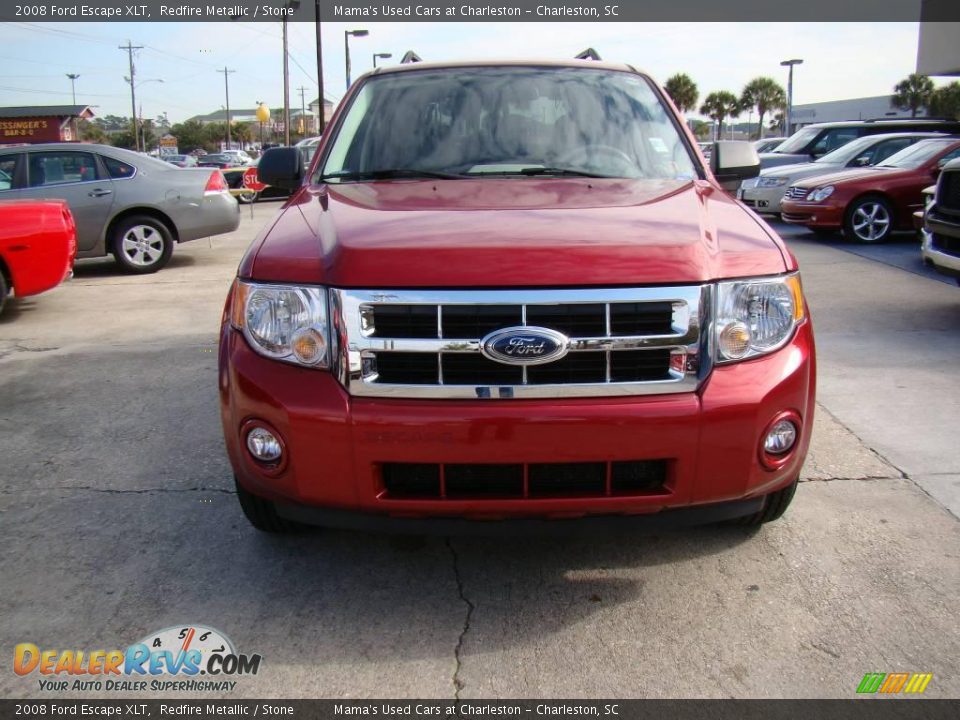 2008 Ford Escape XLT Redfire Metallic / Stone Photo #3