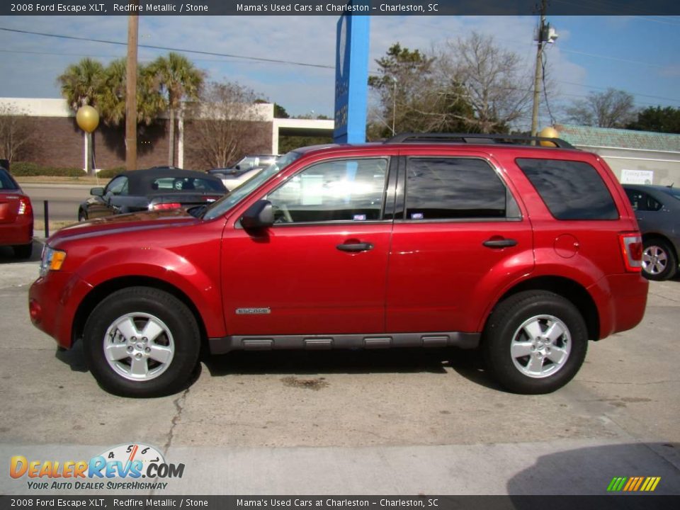 2008 Ford Escape XLT Redfire Metallic / Stone Photo #5