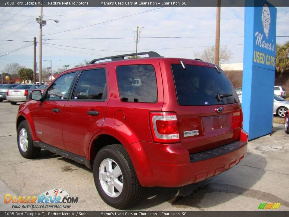 2008 Ford Escape XLT Redfire Metallic / Stone Photo #6