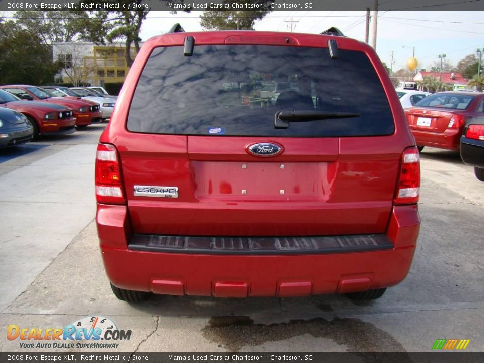 2008 Ford Escape XLT Redfire Metallic / Stone Photo #7