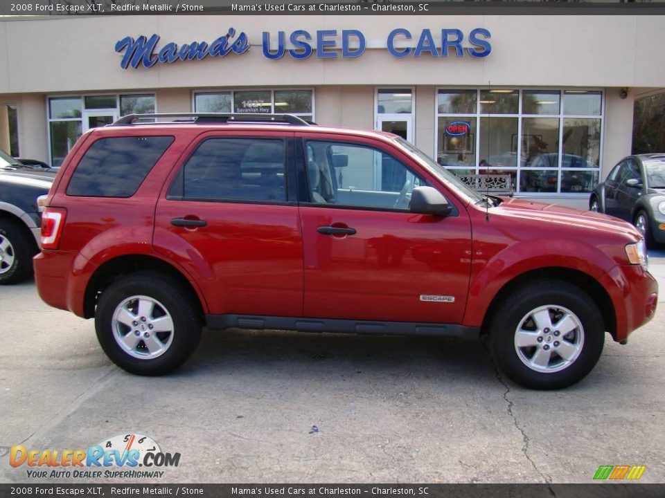 2008 Ford Escape XLT Redfire Metallic / Stone Photo #9