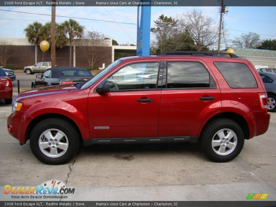 2008 Ford Escape XLT Redfire Metallic / Stone Photo #13