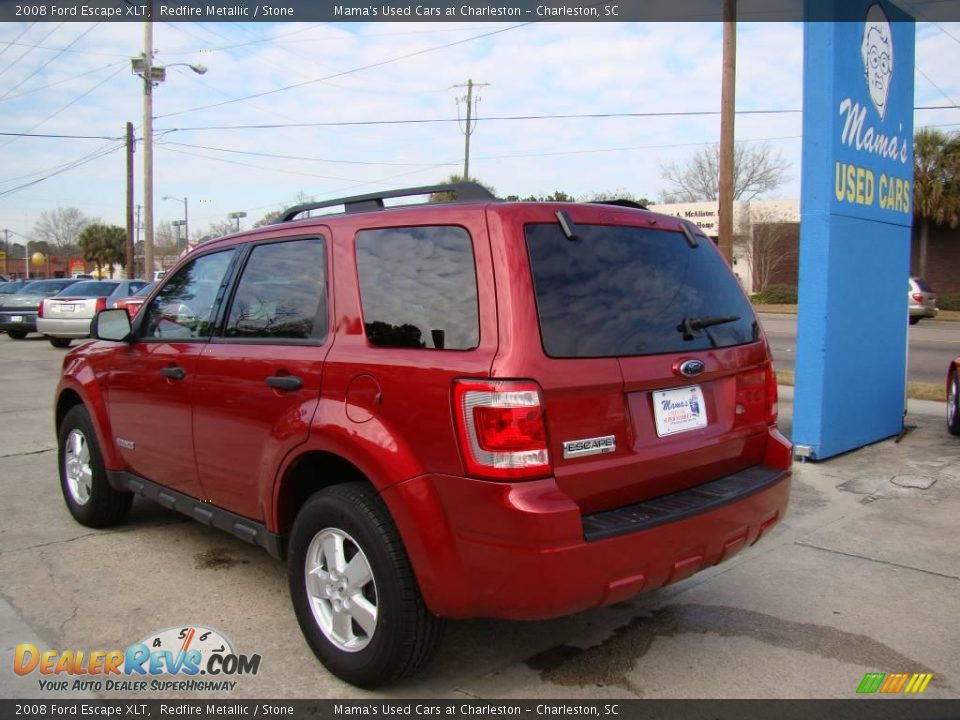 2008 Ford Escape XLT Redfire Metallic / Stone Photo #14