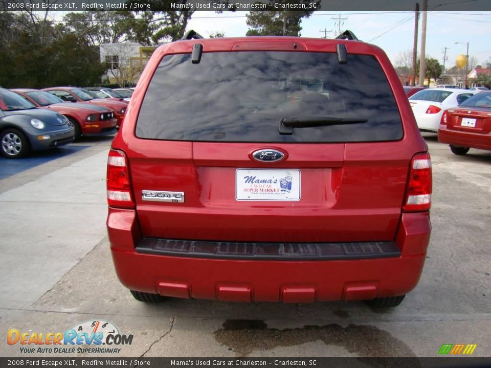 2008 Ford Escape XLT Redfire Metallic / Stone Photo #15