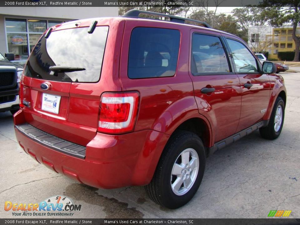 2008 Ford Escape XLT Redfire Metallic / Stone Photo #16