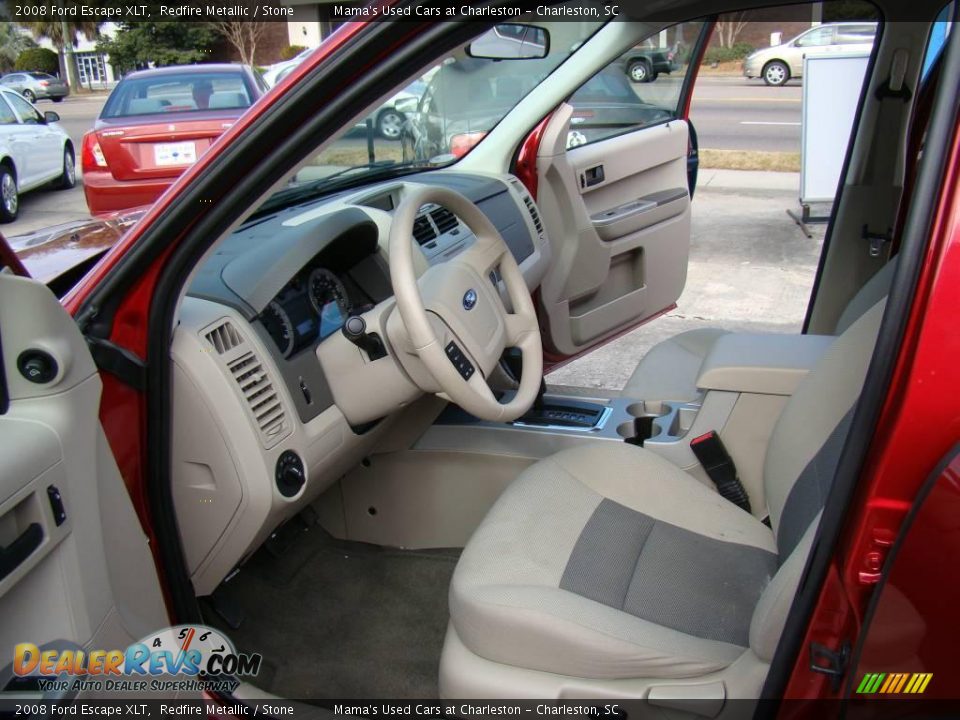 2008 Ford Escape XLT Redfire Metallic / Stone Photo #17