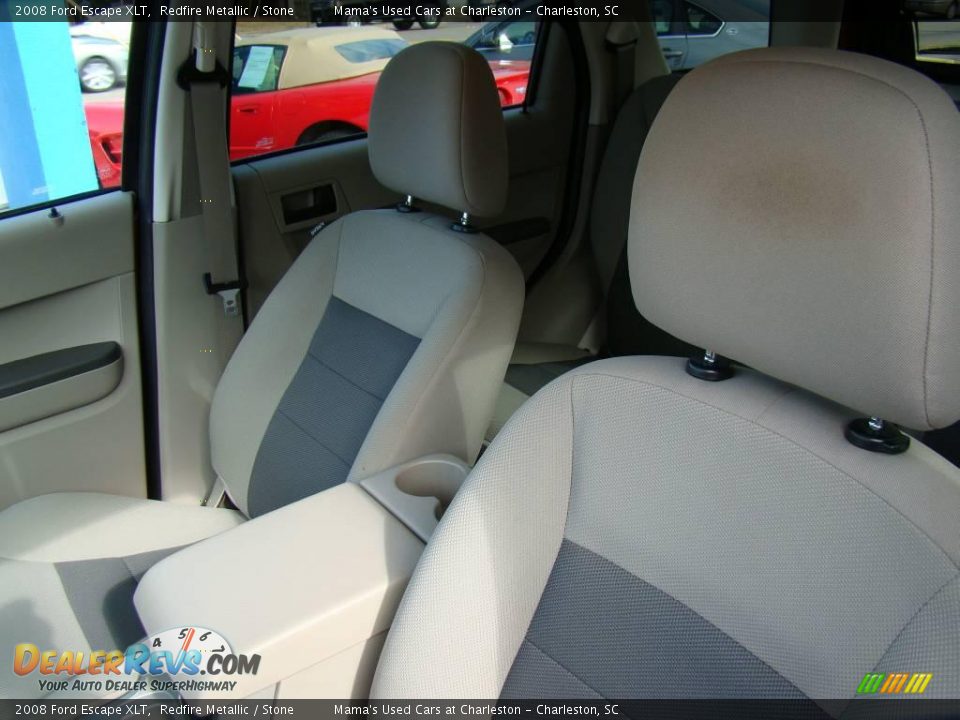 2008 Ford Escape XLT Redfire Metallic / Stone Photo #18