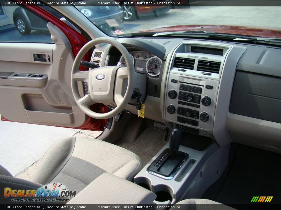 2008 Ford Escape XLT Redfire Metallic / Stone Photo #25