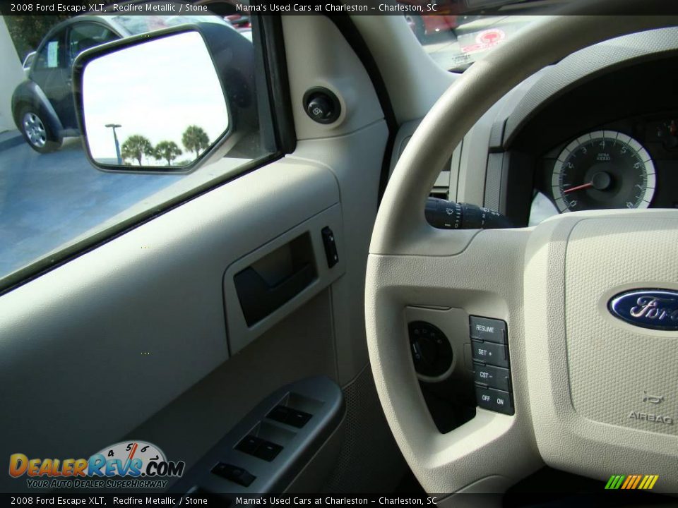 2008 Ford Escape XLT Redfire Metallic / Stone Photo #29