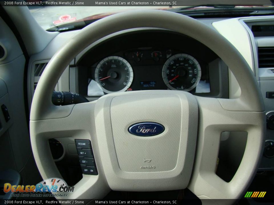 2008 Ford Escape XLT Redfire Metallic / Stone Photo #30