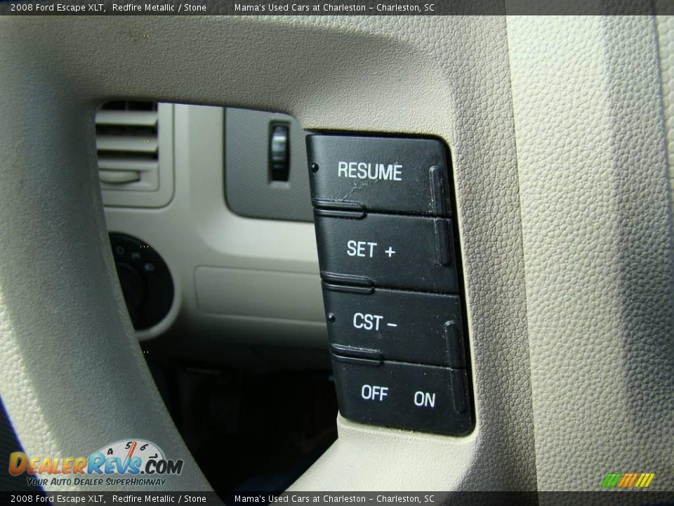 2008 Ford Escape XLT Redfire Metallic / Stone Photo #31