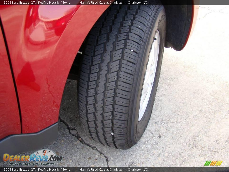 2008 Ford Escape XLT Redfire Metallic / Stone Photo #36