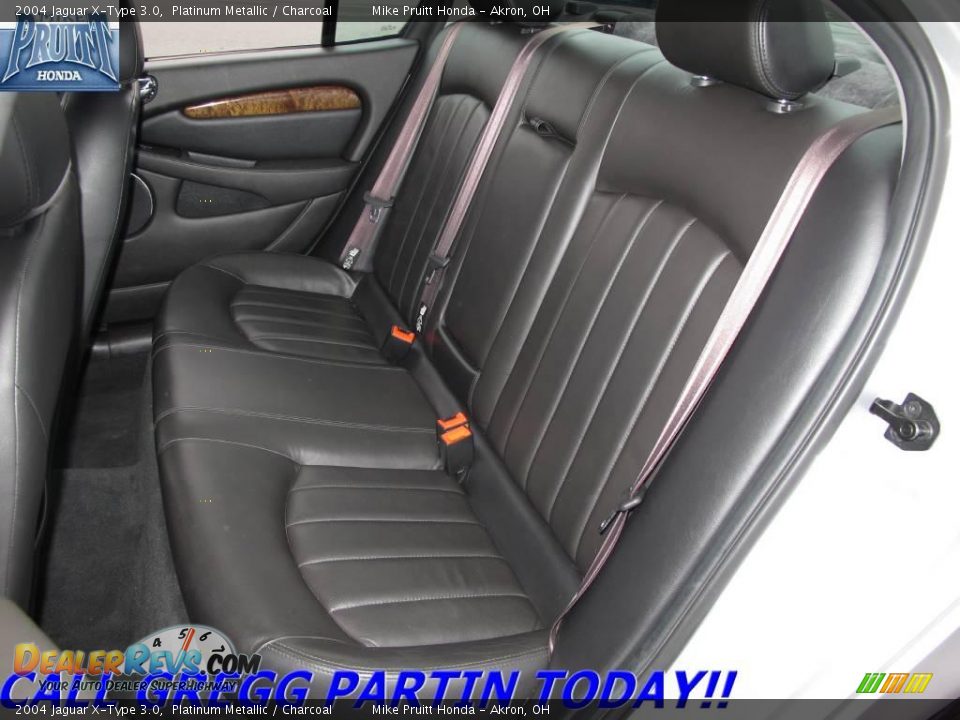 2004 Jaguar X-Type 3.0 Platinum Metallic / Charcoal Photo #13