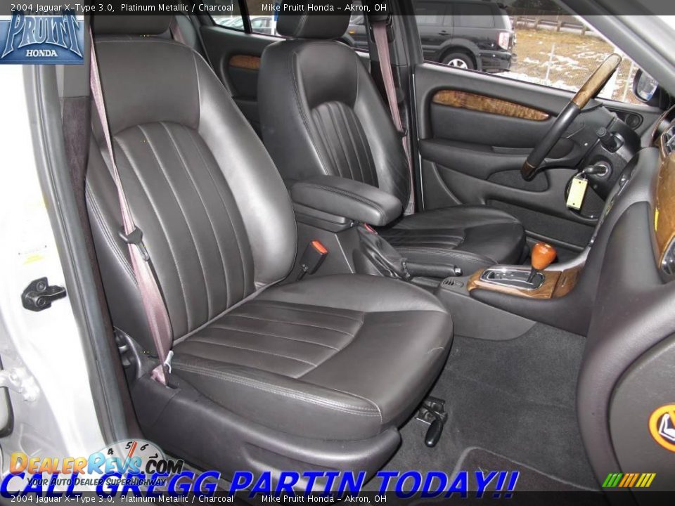 2004 Jaguar X-Type 3.0 Platinum Metallic / Charcoal Photo #15