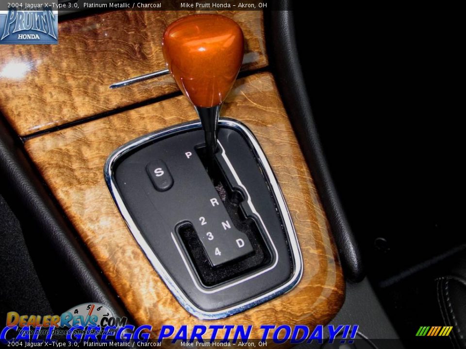 2004 Jaguar X-Type 3.0 Platinum Metallic / Charcoal Photo #23