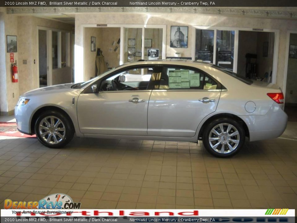 2010 Lincoln MKZ FWD Brilliant Silver Metallic / Dark Charcoal Photo #1
