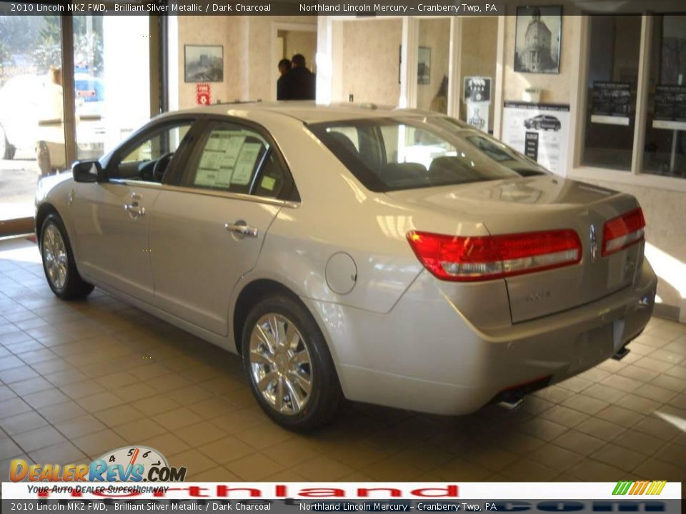 2010 Lincoln MKZ FWD Brilliant Silver Metallic / Dark Charcoal Photo #2