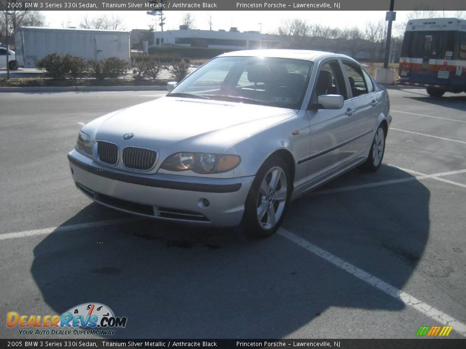 2005 BMW 3 Series 330i Sedan Titanium Silver Metallic / Anthracite Black Photo #1