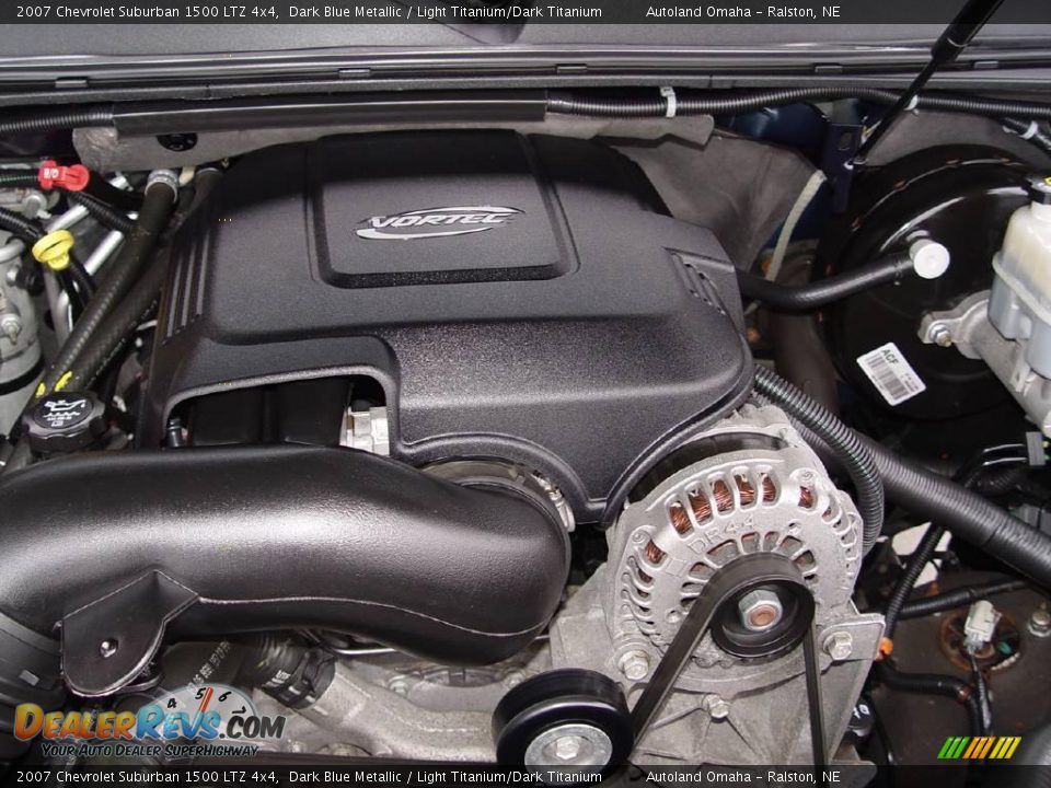 2007 Chevrolet Suburban 1500 LTZ 4x4 Dark Blue Metallic / Light Titanium/Dark Titanium Photo #29