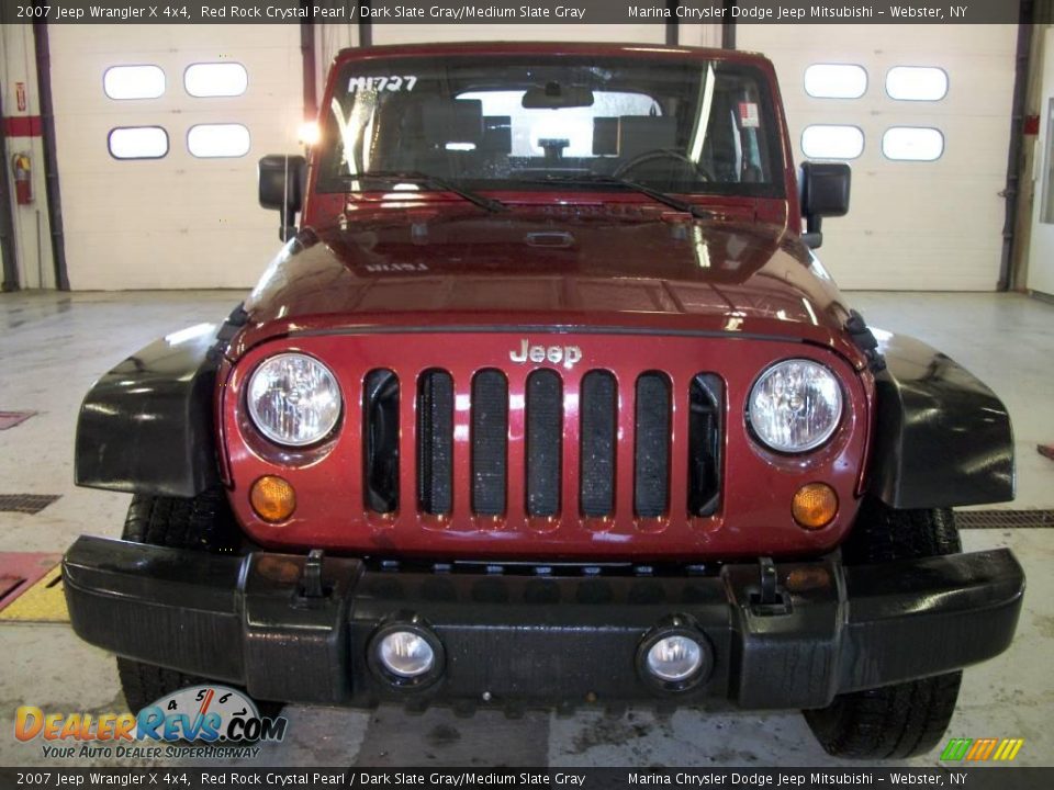 2007 Jeep Wrangler X 4x4 Red Rock Crystal Pearl / Dark Slate Gray/Medium Slate Gray Photo #8