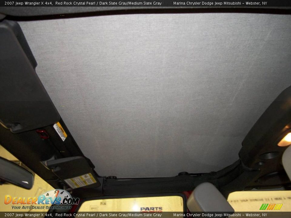 2007 Jeep Wrangler X 4x4 Red Rock Crystal Pearl / Dark Slate Gray/Medium Slate Gray Photo #11