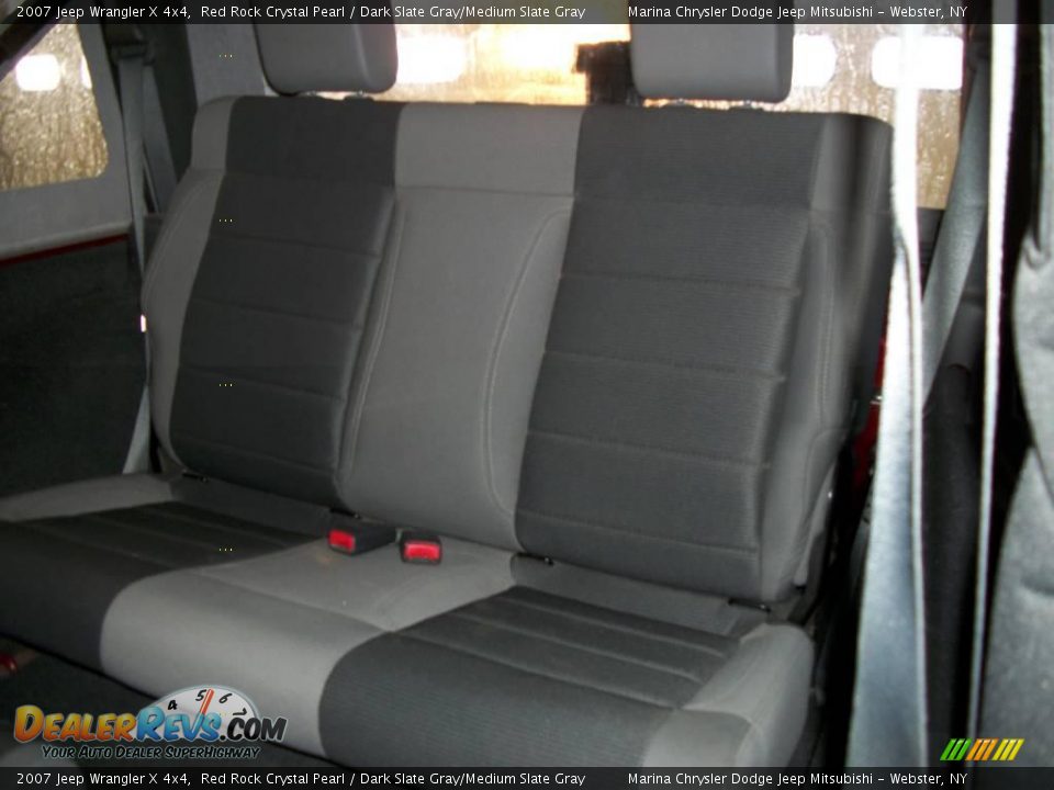 2007 Jeep Wrangler X 4x4 Red Rock Crystal Pearl / Dark Slate Gray/Medium Slate Gray Photo #12