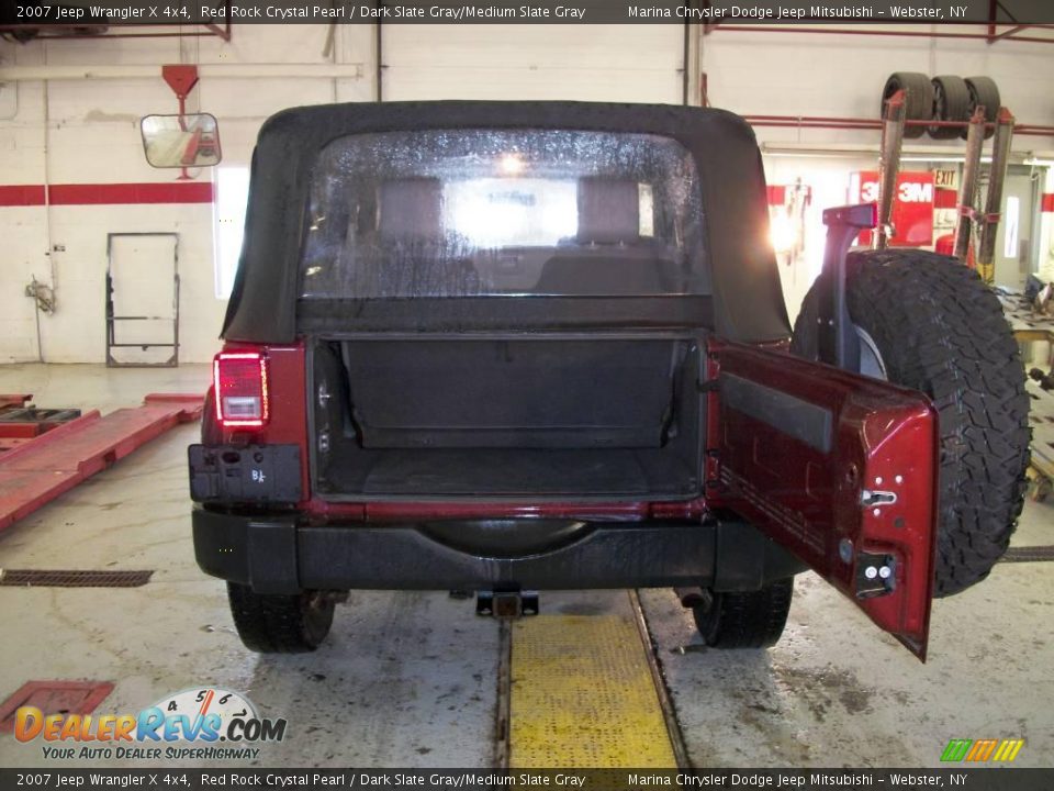 2007 Jeep Wrangler X 4x4 Red Rock Crystal Pearl / Dark Slate Gray/Medium Slate Gray Photo #13