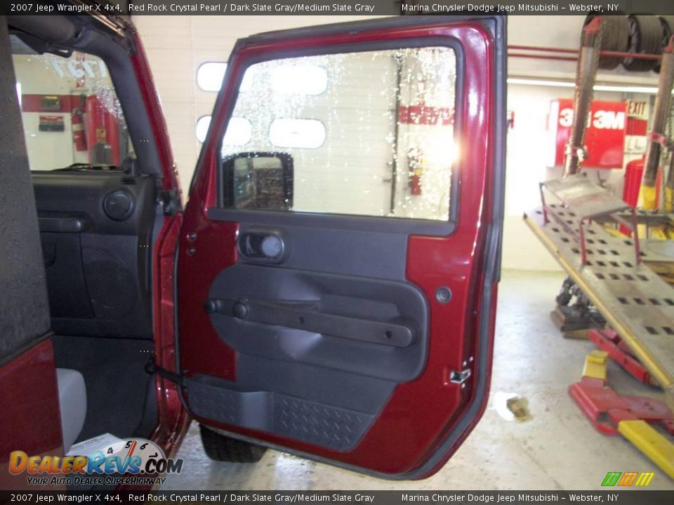 2007 Jeep Wrangler X 4x4 Red Rock Crystal Pearl / Dark Slate Gray/Medium Slate Gray Photo #15