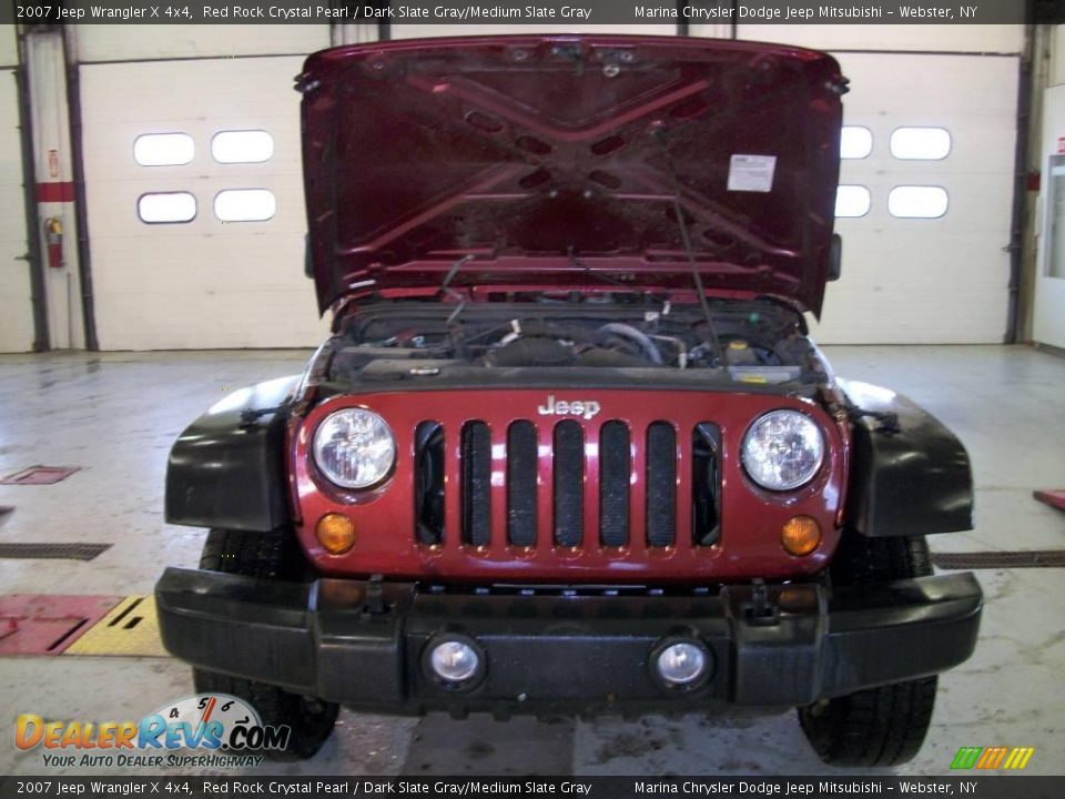 2007 Jeep Wrangler X 4x4 Red Rock Crystal Pearl / Dark Slate Gray/Medium Slate Gray Photo #18
