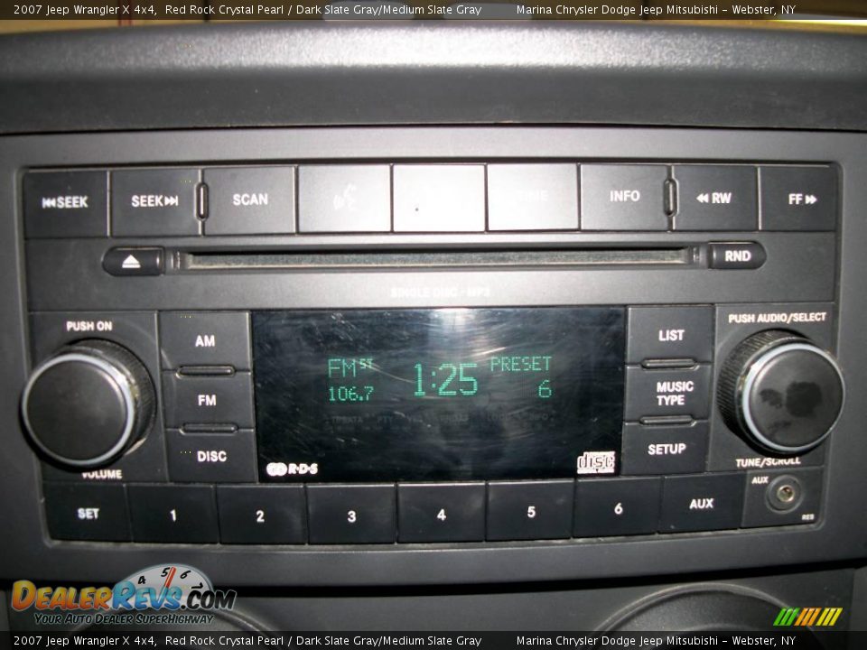 2007 Jeep Wrangler X 4x4 Red Rock Crystal Pearl / Dark Slate Gray/Medium Slate Gray Photo #20
