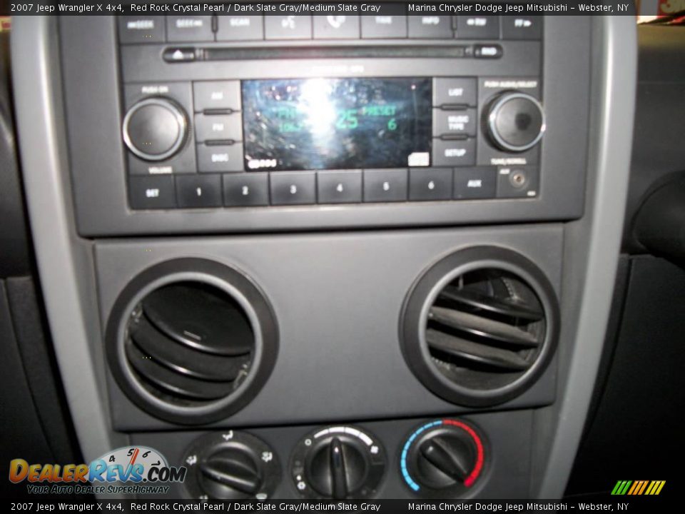 2007 Jeep Wrangler X 4x4 Red Rock Crystal Pearl / Dark Slate Gray/Medium Slate Gray Photo #21