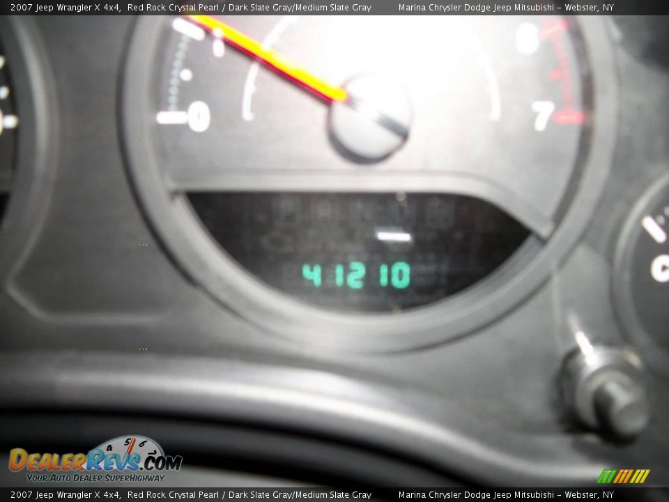 2007 Jeep Wrangler X 4x4 Red Rock Crystal Pearl / Dark Slate Gray/Medium Slate Gray Photo #22