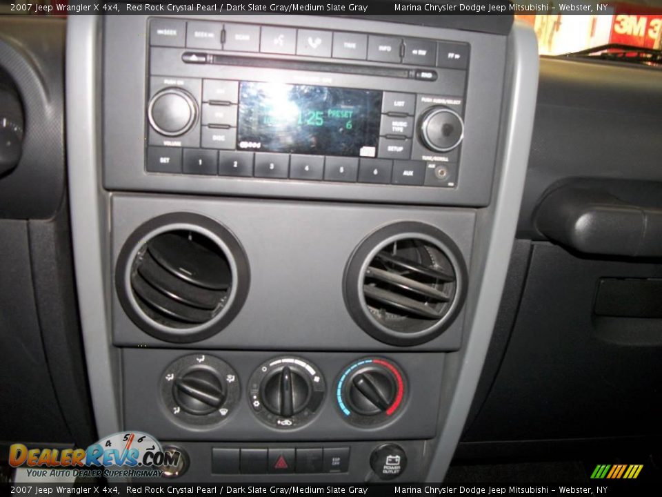 2007 Jeep Wrangler X 4x4 Red Rock Crystal Pearl / Dark Slate Gray/Medium Slate Gray Photo #23