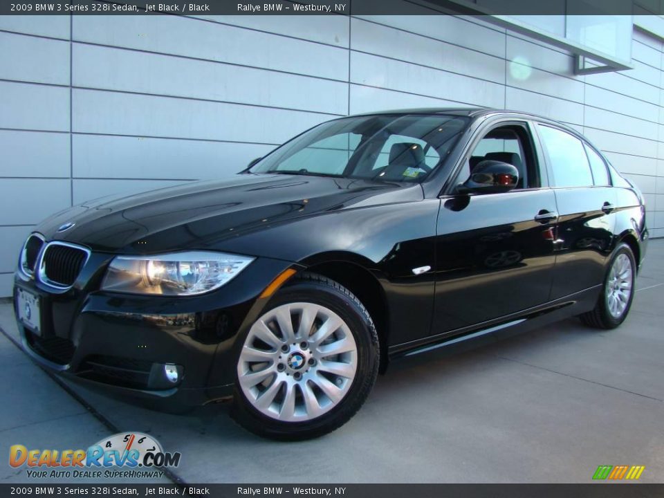 2009 BMW 3 Series 328i Sedan Jet Black / Black Photo #1