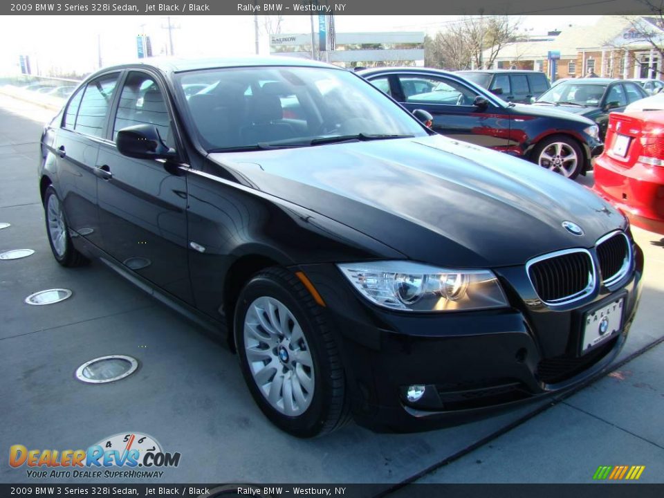 2009 BMW 3 Series 328i Sedan Jet Black / Black Photo #3