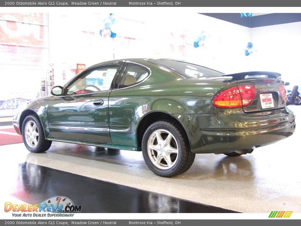 2000 Oldsmobile Alero GLS Coupe Meadow Green / Neutral Photo #4