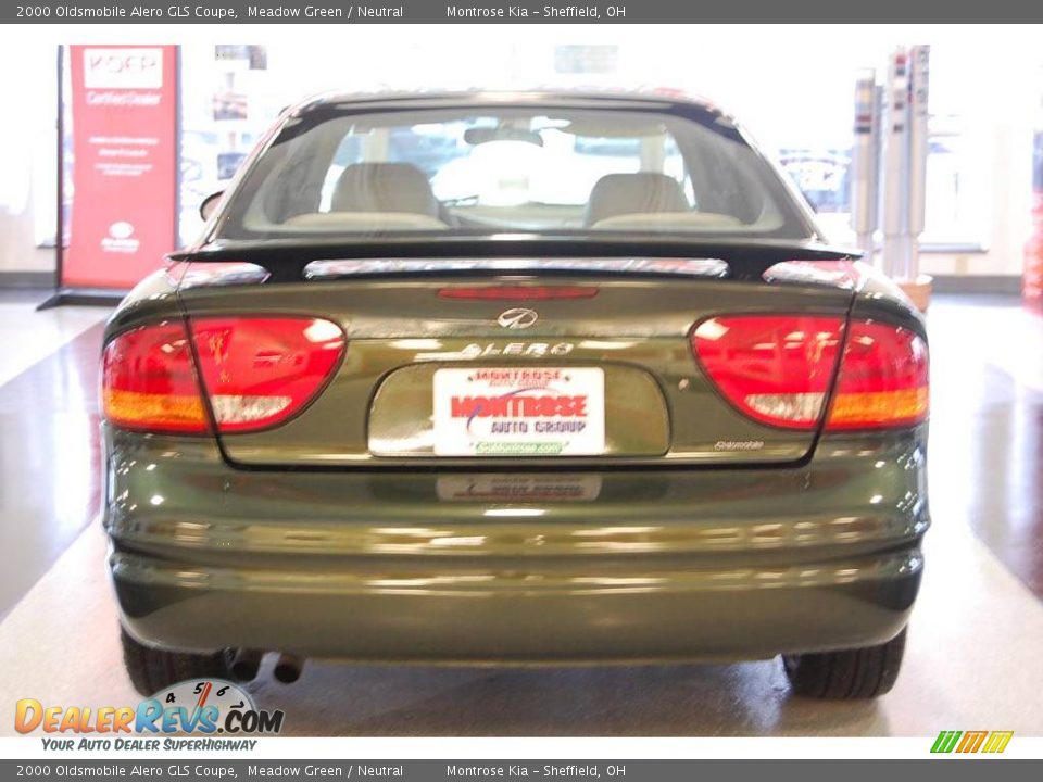 2000 Oldsmobile Alero GLS Coupe Meadow Green / Neutral Photo #5