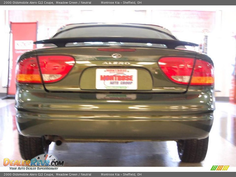 2000 Oldsmobile Alero GLS Coupe Meadow Green / Neutral Photo #6