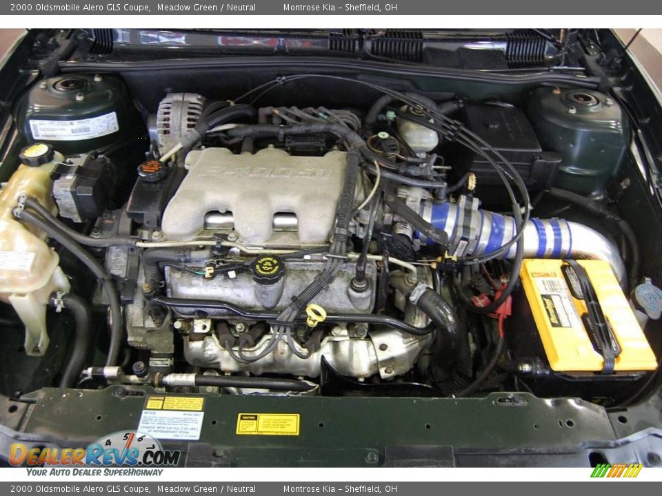 2000 Oldsmobile Alero GLS Coupe Meadow Green / Neutral Photo #22