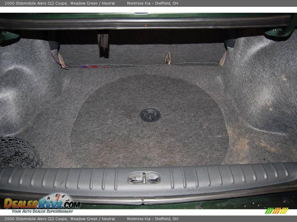 2000 Oldsmobile Alero GLS Coupe Meadow Green / Neutral Photo #23