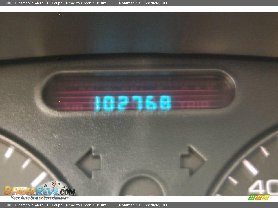 2000 Oldsmobile Alero GLS Coupe Meadow Green / Neutral Photo #24