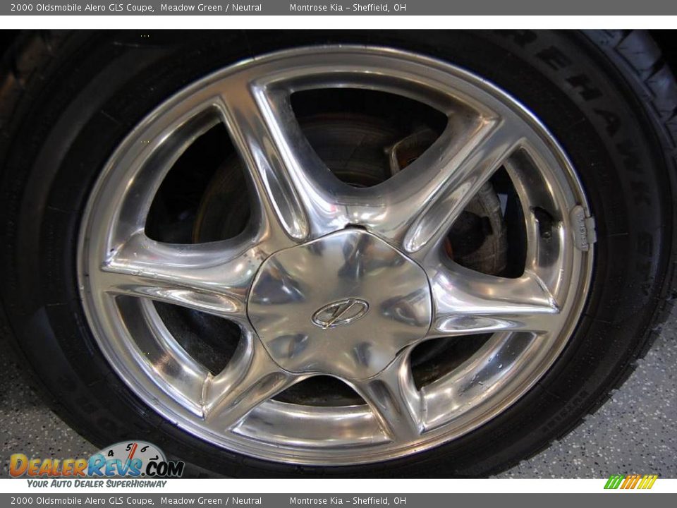 2000 Oldsmobile Alero GLS Coupe Meadow Green / Neutral Photo #26