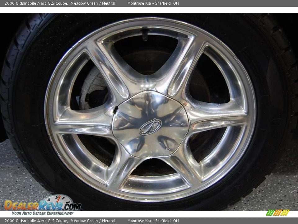 2000 Oldsmobile Alero GLS Coupe Meadow Green / Neutral Photo #27