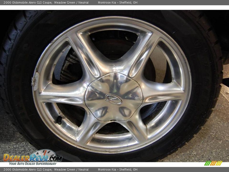 2000 Oldsmobile Alero GLS Coupe Meadow Green / Neutral Photo #28