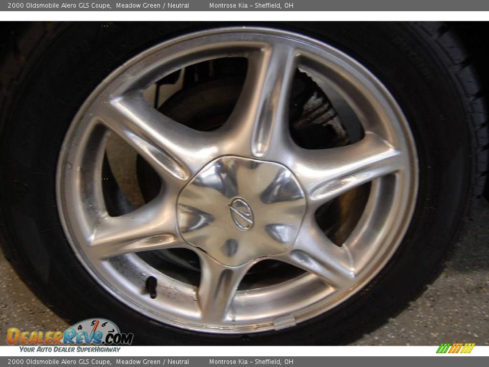 2000 Oldsmobile Alero GLS Coupe Meadow Green / Neutral Photo #29