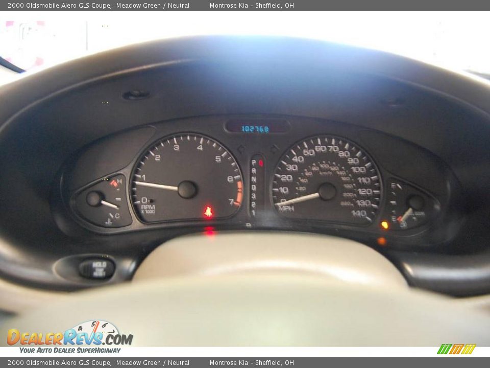 2000 Oldsmobile Alero GLS Coupe Meadow Green / Neutral Photo #34